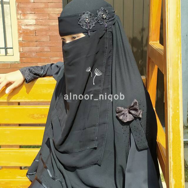 Niqab bandana dubai NEENA  niqab bandana poni nikop temboro nikob viral