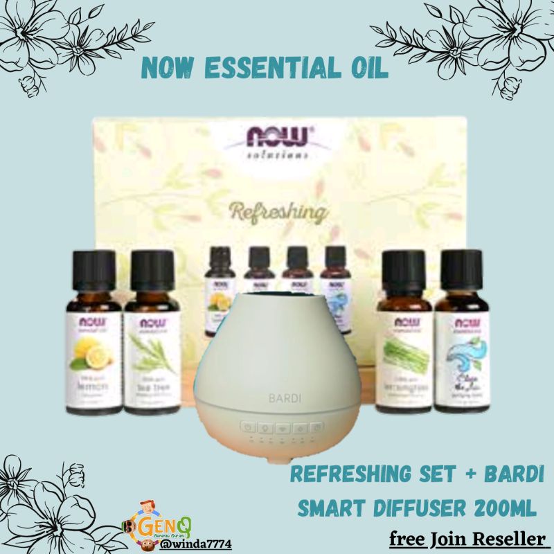 Paket NOW ESSENTIAL OIL REFRESHING + DIFFUSER