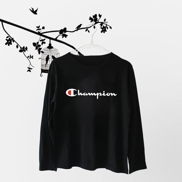 INC837 Tumblr Tee TShirt Kaos Wanita Lengan Panjang Champion Warna