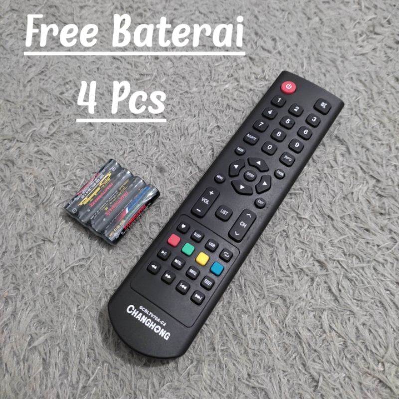 Remot TV CHANGHONG LED Original 100% - Remot TV CHANGHONG
