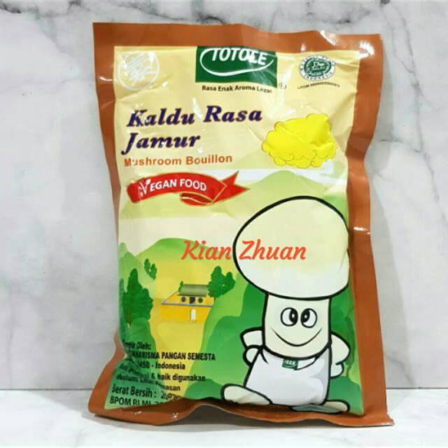 Totole Kaldu Jamur 200gr / Mokocing Kaldu Vegetarian