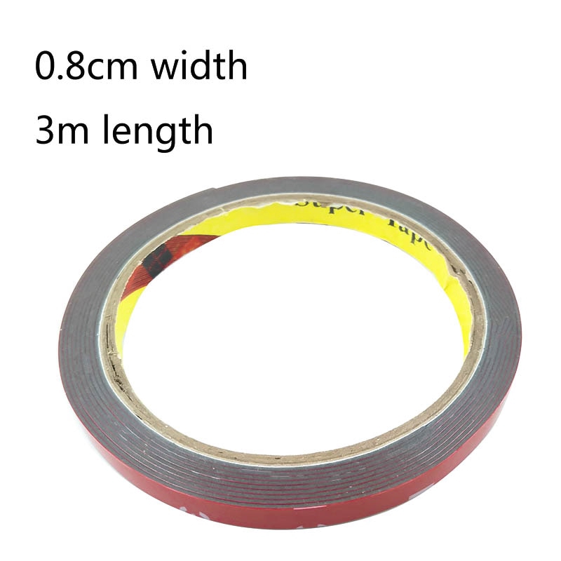 3m Auto Car Foam Double Sided Attachment Tape 10mm Panjang Double faced Acrylic Foam Tape Auto Khusus Spons Puffs Lem Mobil Decals Dekorasi