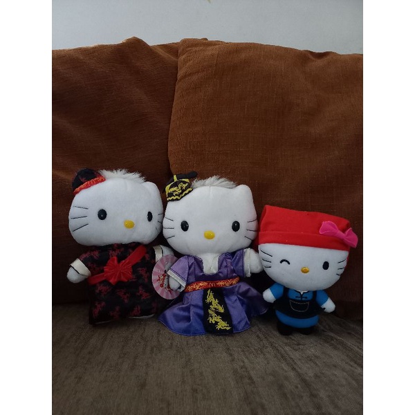 [Ready stock]boneka hello kitty kostum/HK Ori/boneka kucing hello kitty ori kostum