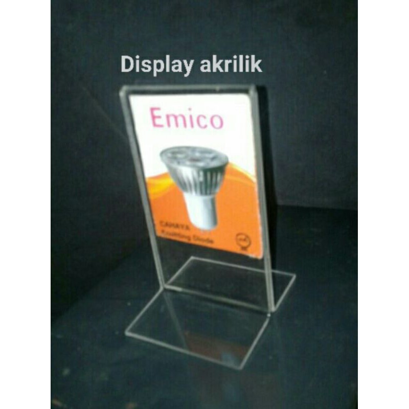 

akrilik nomer meja 8x12 cm