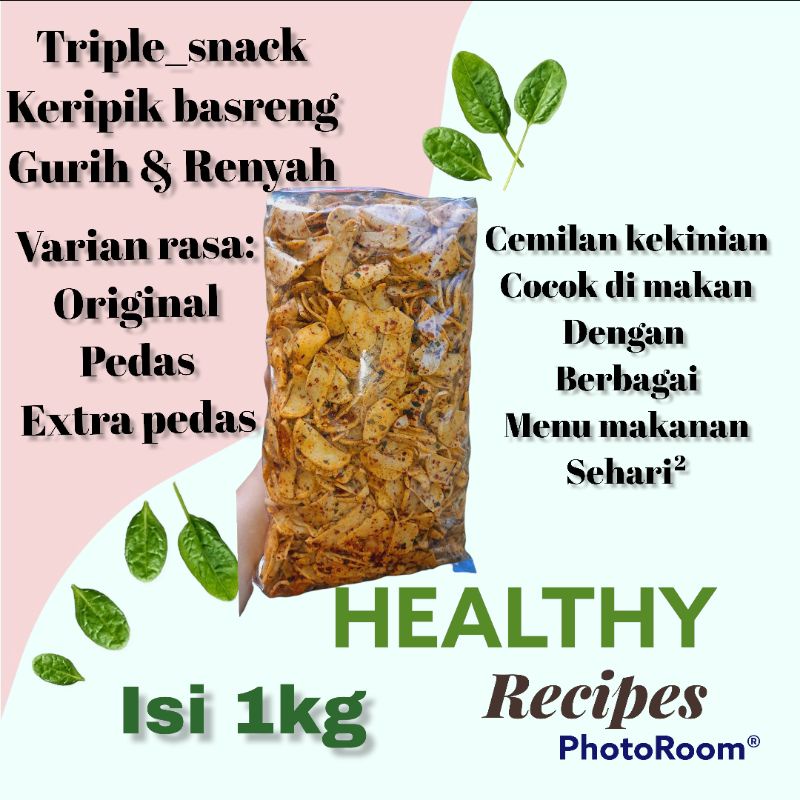 

KERIPIK BASRENG PEDAS DAUN JERUK