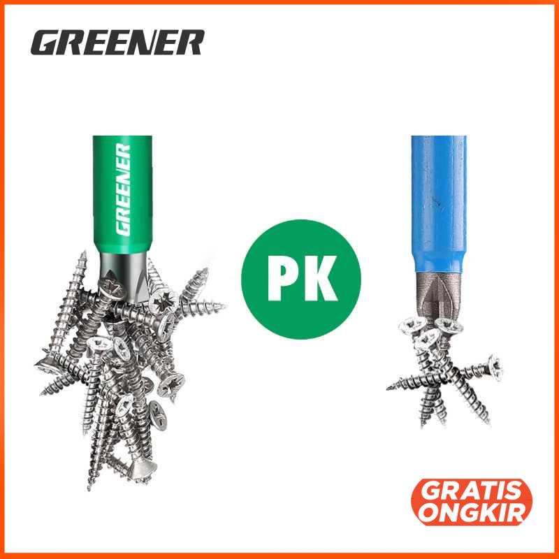 Kepala Mata Obeng Magnetic Screwdriver Bit 6 PCS GN006