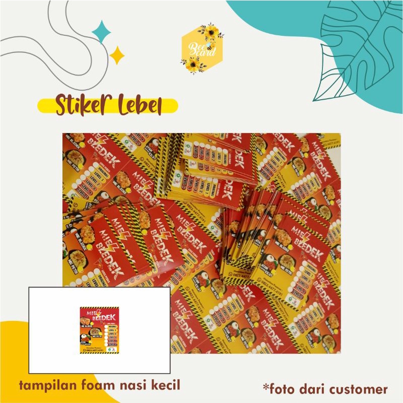 

STIKER LABEL MAKANAN / CETAK LABEL