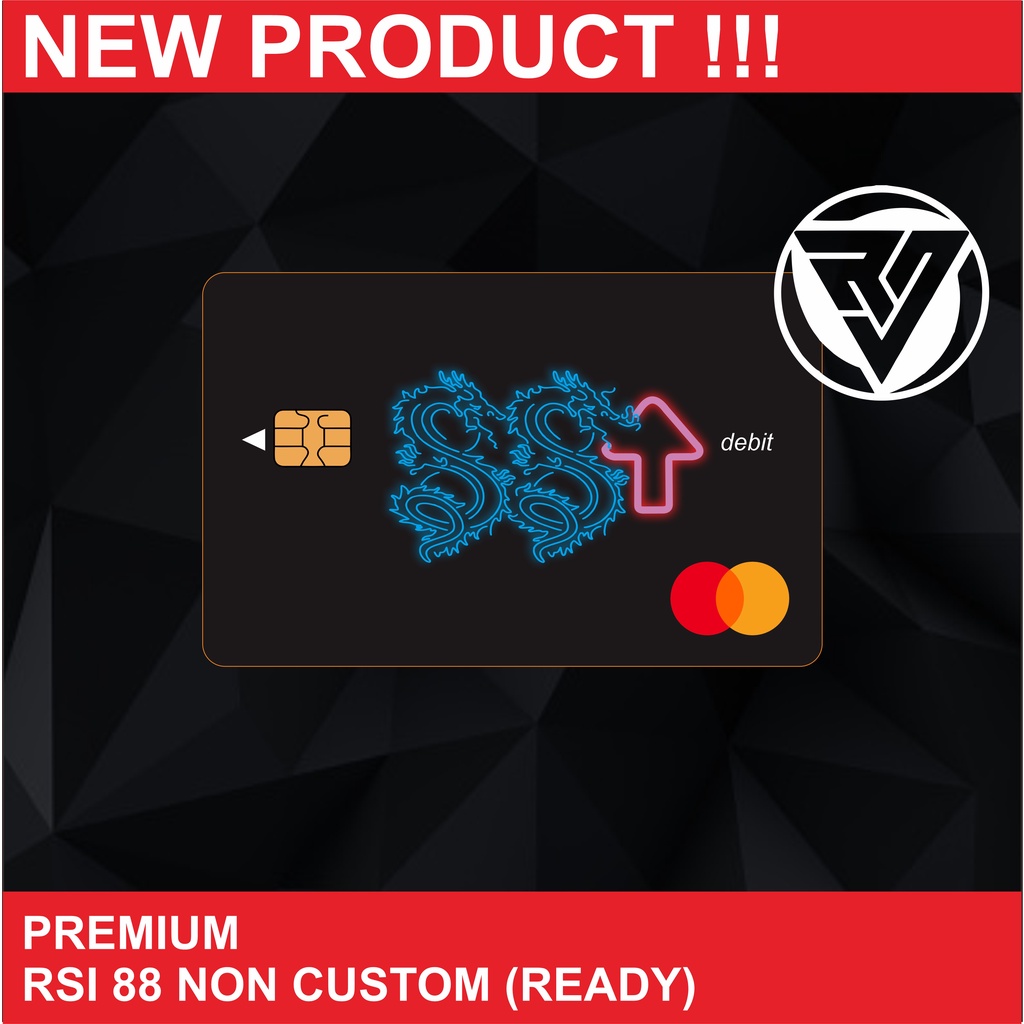 

(PREMIUM) Stiker ATM RSI88 Non Custom Hologram