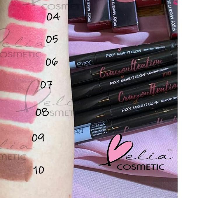 ☆ ❤ BELIA ❤ PIXY Crayonttention Lipstick 1.4g | lipstik pixy make it glow ➪