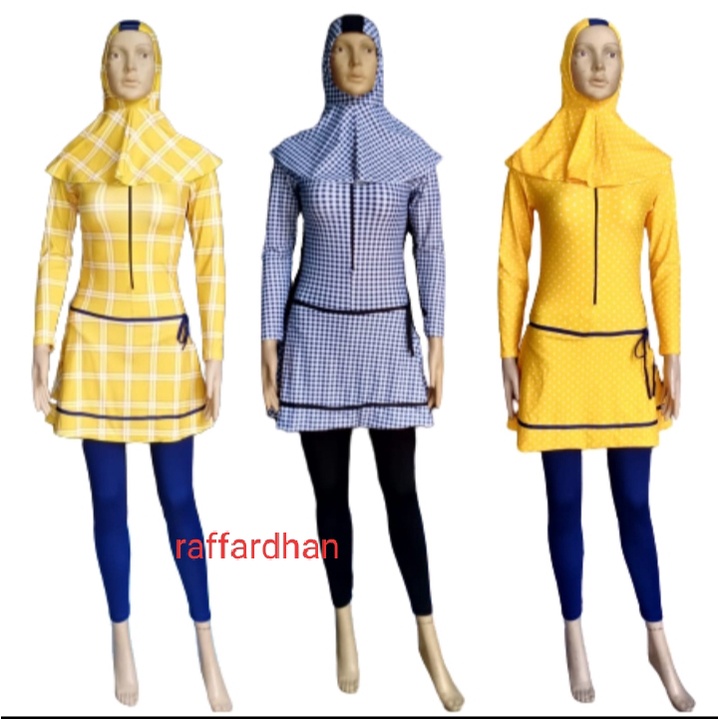 Baju Renang Muslim Motif