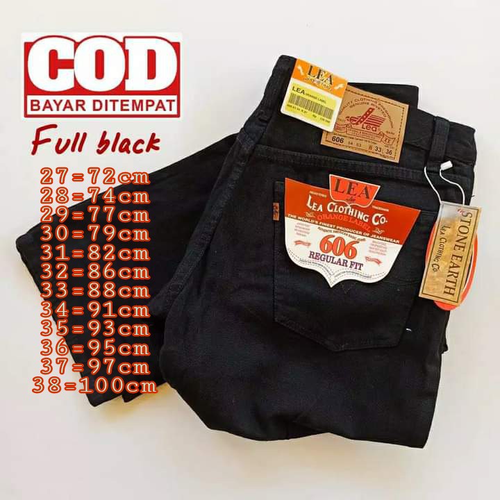CELANA JEANS PANJANG PRIA LEA GRADE ORI