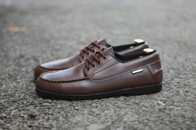 Sepatu Formal Pria Original Cozy Monza Sepatu Pantofel Kerja Santai Kondangan Main Hitam Coklat