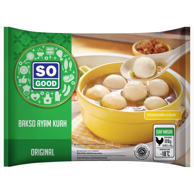 SO GOOD BAKSO KUAH AYAM INSTAN 120 GR
