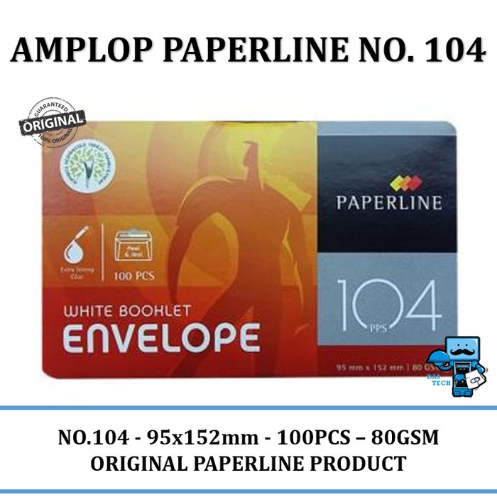 

Amplop Putih Paper Line No 104