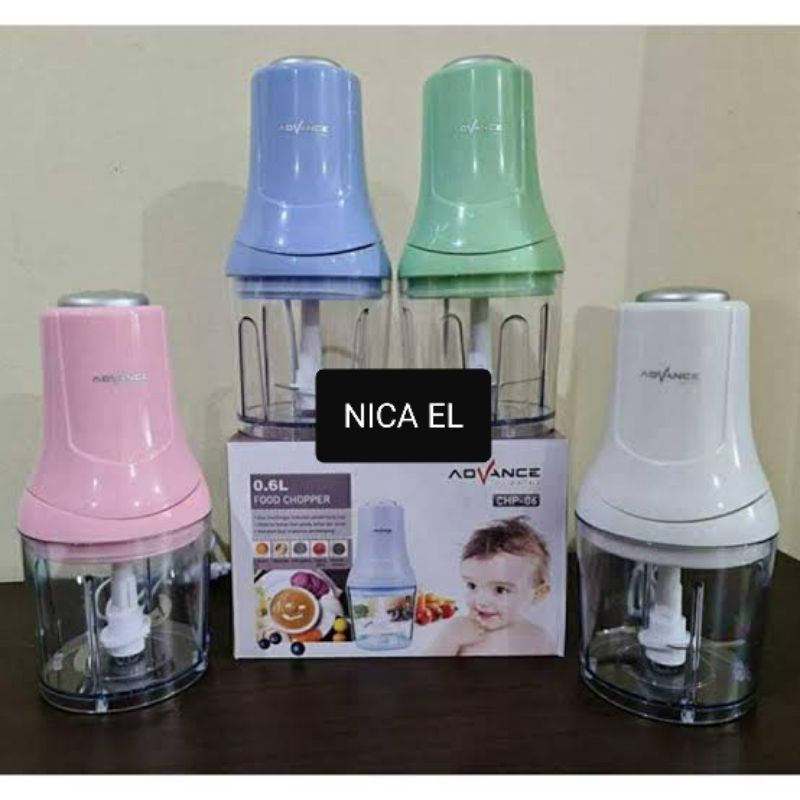 Advance Mini Food Chopper Blender 0.6L / Penggiling Serbaguna CHP 06