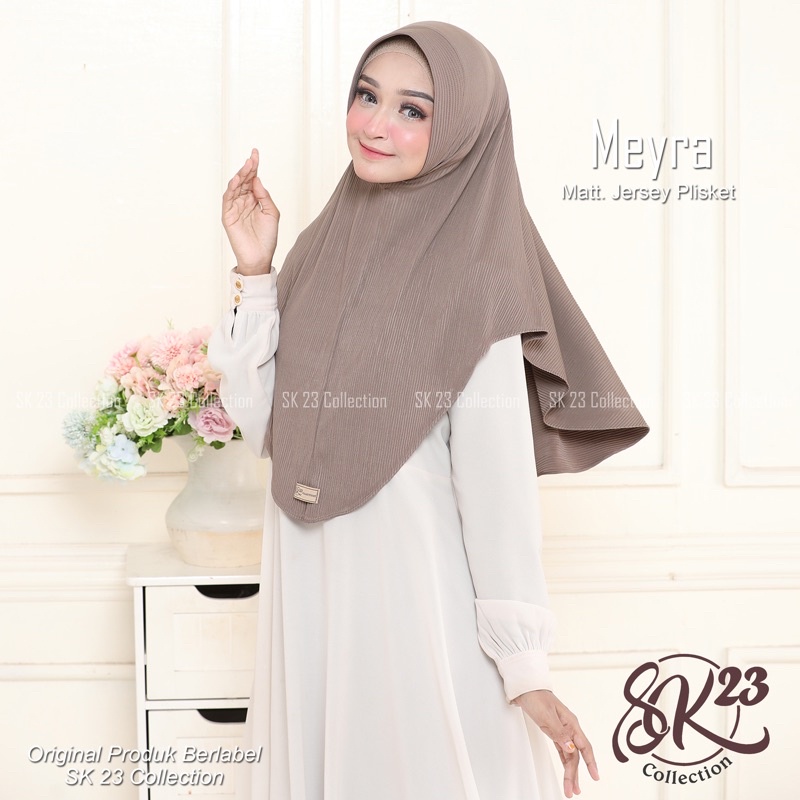 MUGHNI - SK23 COLLECTIONS / MEYRA PRISKET HIJAB BERGO INSTAN JERSY SUPER