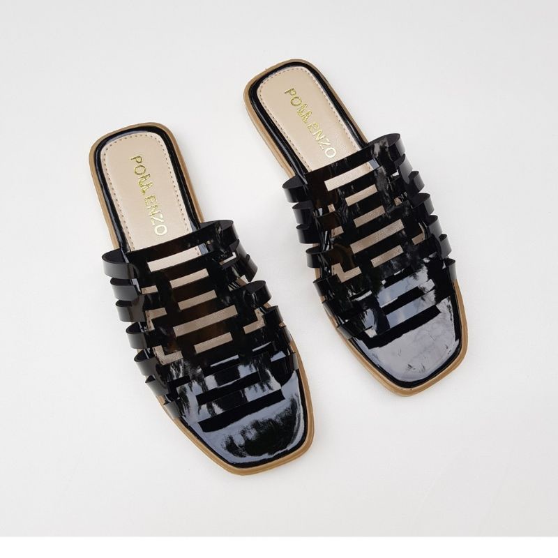 SANDAL WANITA / SANDAL TEPLEK (FLAT) MERK POLLENZO