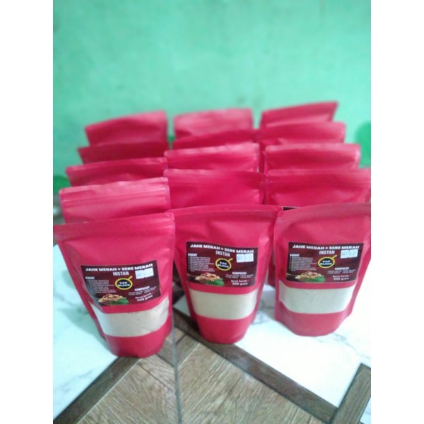 

Jahe Merah Sereh Merah Instan "Cak Black