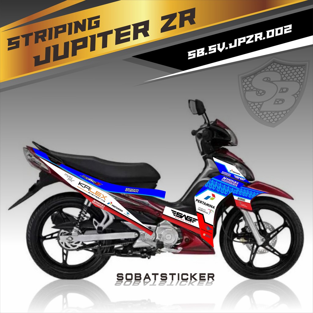 STRIPING JUPITER Z ROBOT -  Sticker Striping Variasi list Yamaha JUPITER Z ROBOT 002