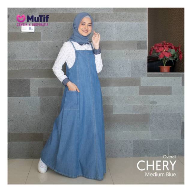 OVERALL CHERY MEDIUM BLUE II MUTIF