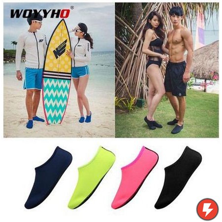 Flashmart  Sepatu Pantai Slip On Diving Snorkling Anti Karang