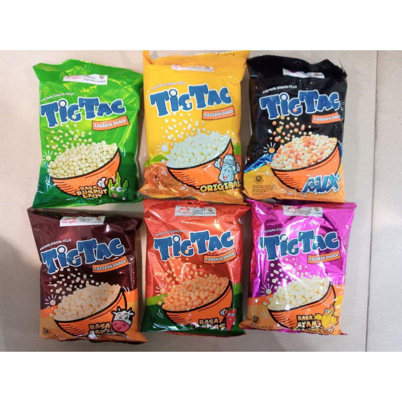 

[DISKON] Tic Tac Tictac 80 gram Dua Kelinci rasa Sapi Panggang, Ayam Bawang, Original, Pedas, Rumput Laut, Mix