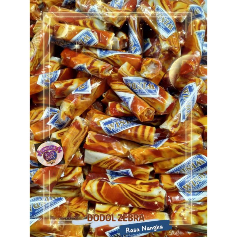 

Dodol Zebra / Dodol Bandung 500 gr l Dodol Gemah Ripah Aneka Rasa