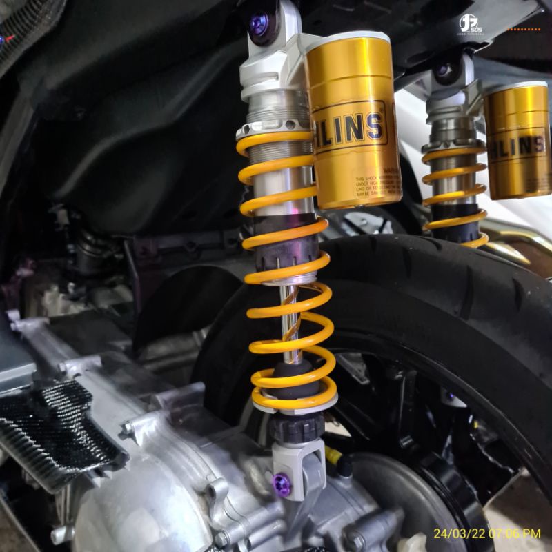 Baut Titanium Paketan Baut Shock Aerox 155