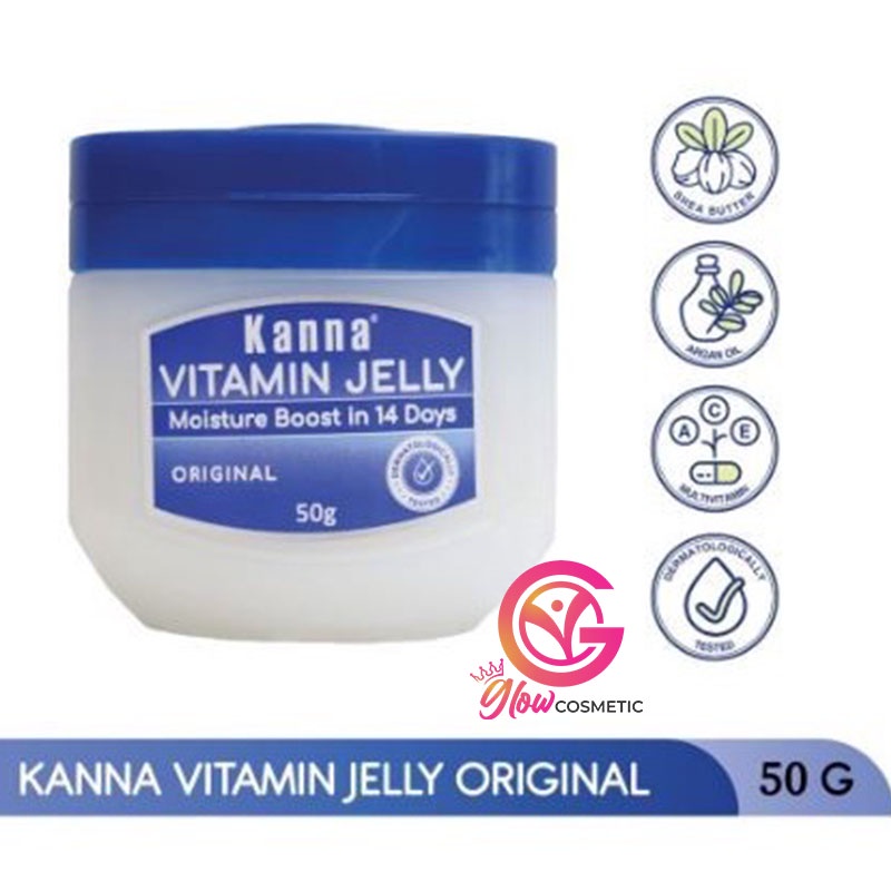 KANNA VITAMIN JELLY MOISTURE BOOTS IN 14 DAYS ALOE VERA 50GR