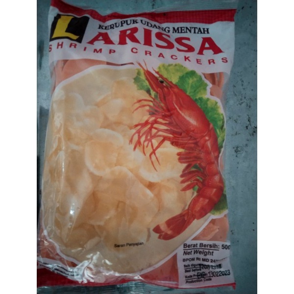 

Kerupuk udang Larisa , berat 500 gram.Pengiriman Medan