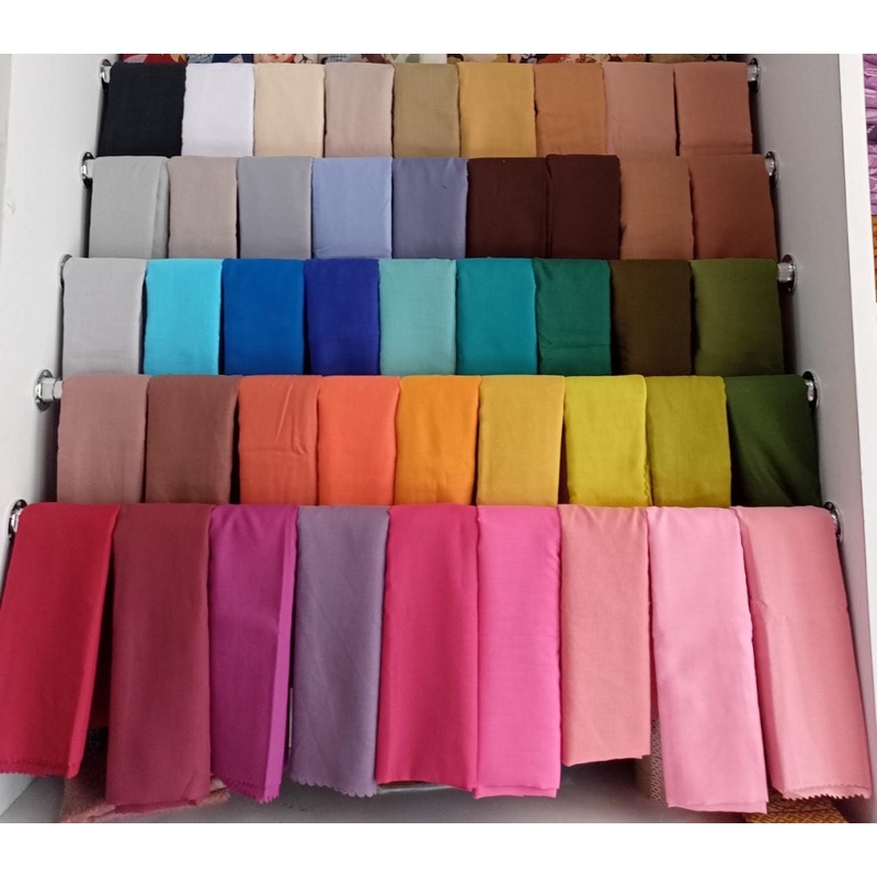 Hijab Voal Basic Lasercut / Hijab Polos Bahan Voal Premium