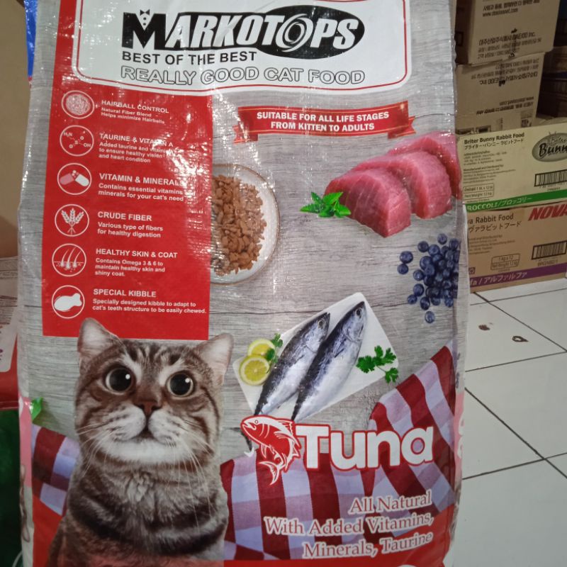 Cat food Markotops Tuna 20kg / Makanan Kucing Markotop Tuna 20 kg