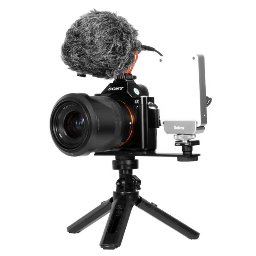 K520 Tripod Support Mini 4 level ketinggian - Tripod mini + Holder-