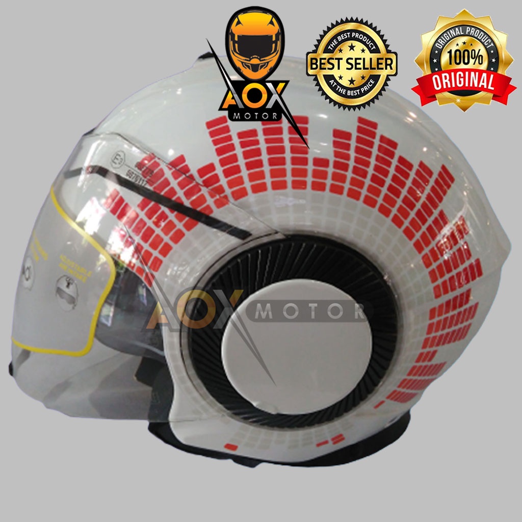 Helm AGV ORBYT Ginza Half Face Double Visor (Ongkir 2 kg)