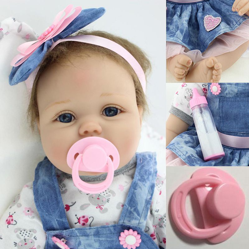 55cm 22&quot; Real Life Reborn Dolls Soft Silicone Vinyl Handmade Realistic Newborn Doll