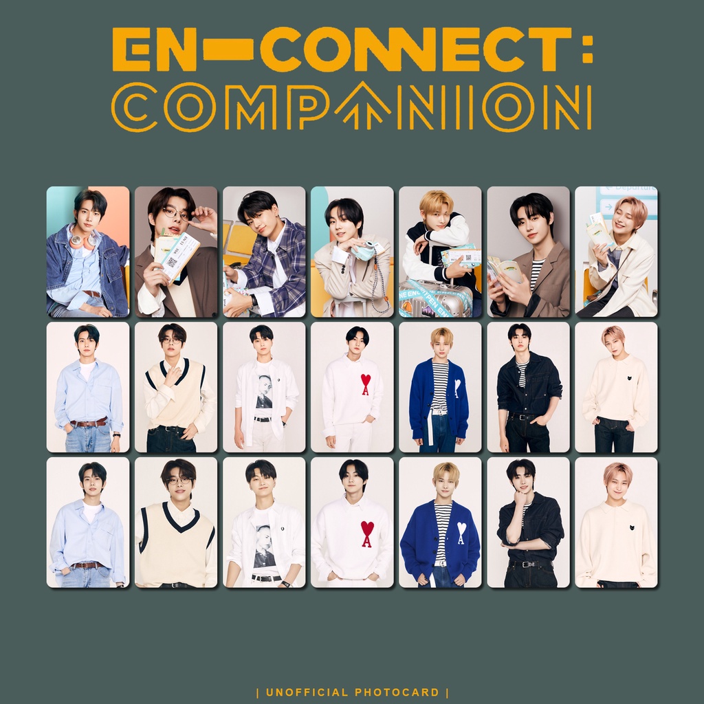 UNOFFICIAL PHOTOCARD ENHYPEN EN CONNECT COMPANION