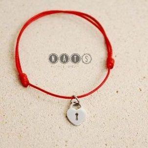 Ready Ekonomis Nats Living: Gelang Tali Gembok/Kunci Titanium, Anti Hitam Anti Karat