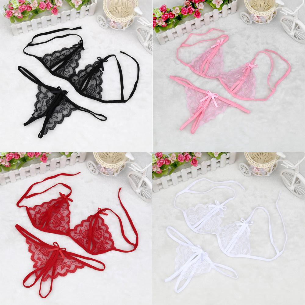 Lingerie Lace Set Sleepwear G String Underware Sexy