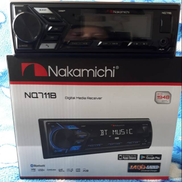 Single din deckless  Nakamichi NQ711B