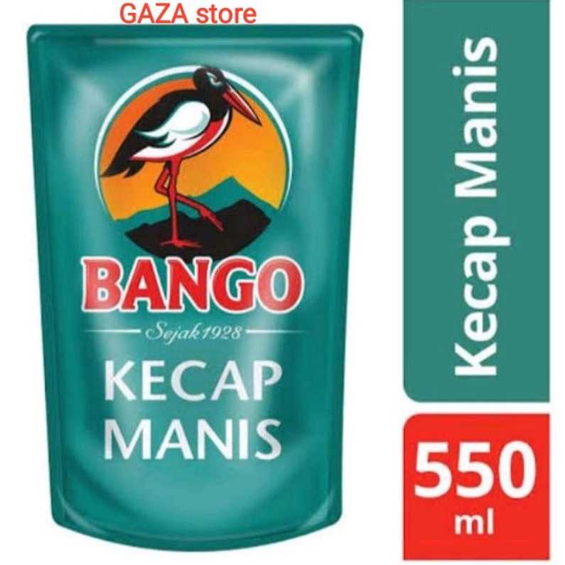 

Promo BANGO Kecap Manis Bango 550ml - Kecap Bango Refill, Kecap Manis Pouch NEW