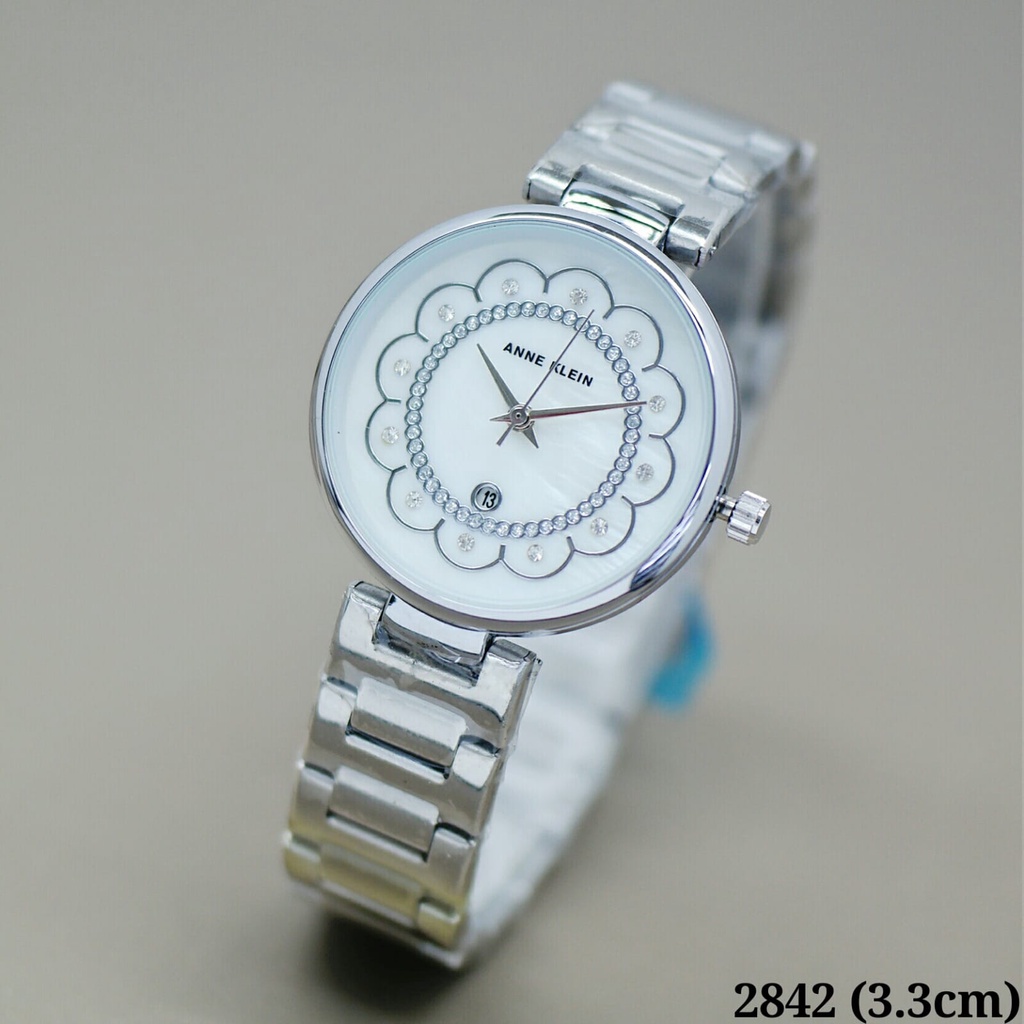 JAM TANGAN WANITACEWEK MURAH ANNE KLEIN TALI RANTAI NS9