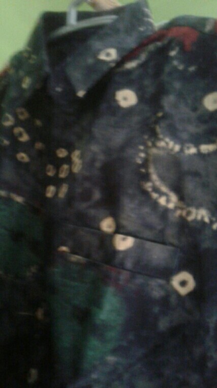 [cod] Kemeja Hem Batik Jumputan Palembang | Puring