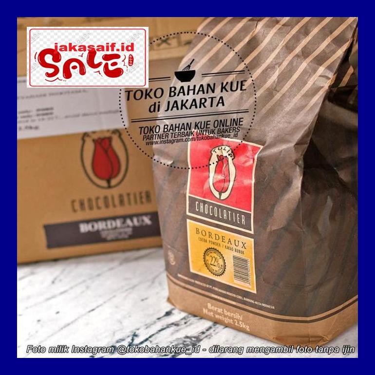 

Jak5D0Yh Coklat Bubuk Tulip Bordeaux Pure Cocoa Powder Tulip Chocolatier 100Gr D50Jaks