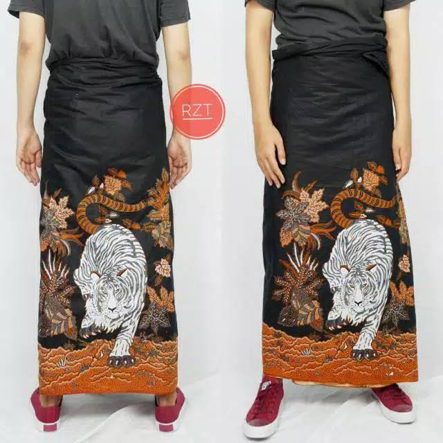 Sarung batik motif macan