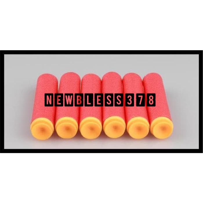 Cc1V10B Peluru Nerf Nempel Dikaca - Peluru Nerf Mega Suction (1 Pack Isi 6) Z30X8T