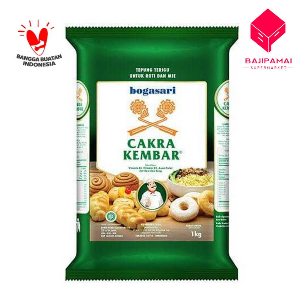 

Tepung Terigu Cakra Kembar (1 kg)