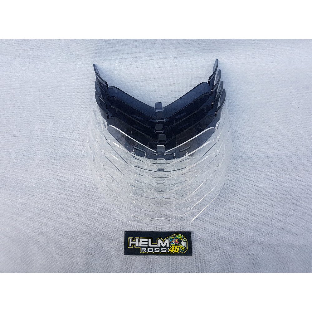 Spoiler KYT K2R K2 RIDER Dark dan Clear Bening  Terlaris