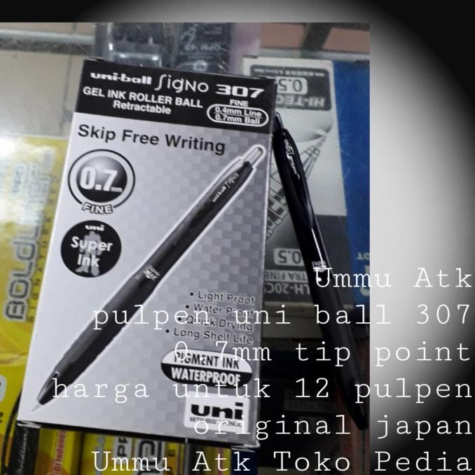 

pulpen uni ball signo 307 - Hitam ---Terbaru---