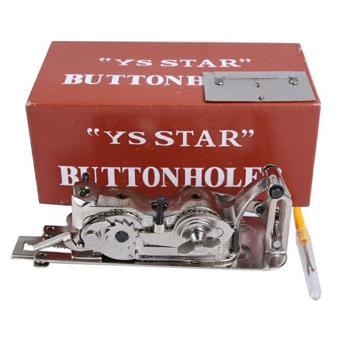 Alat Lubang Kancing YS Star Buttonholer COKELAT Mesin Jahit Klasik (Singer/Butterfly)