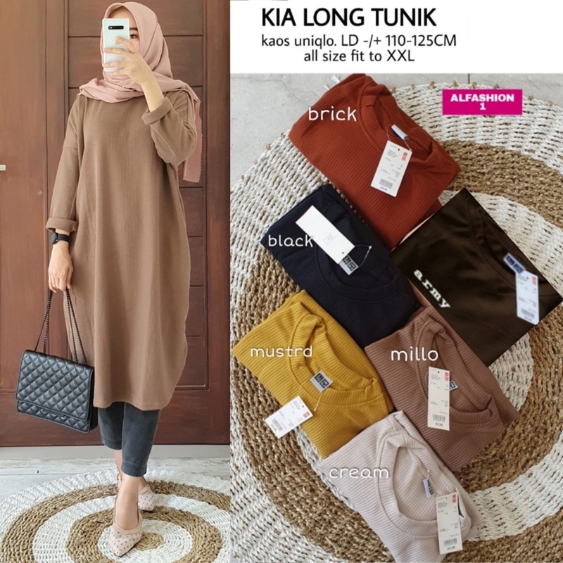 KIA LONG TUNIK ORI ALFASHION